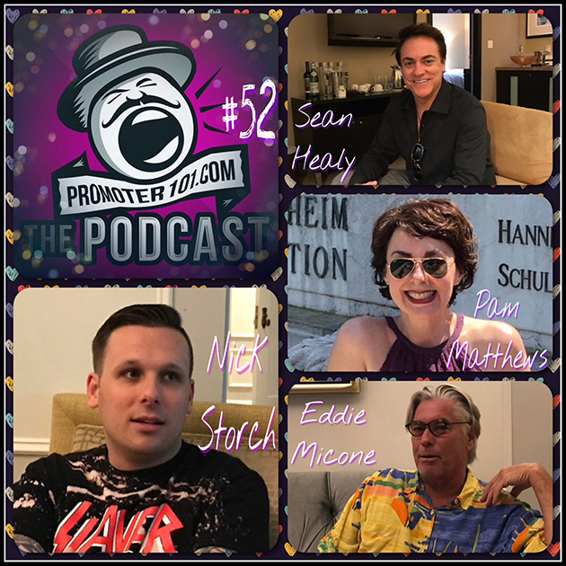 EPISODE #52: AGI's Nick Storch, Promoter Sean Healy, IEBA's Pam Matthews