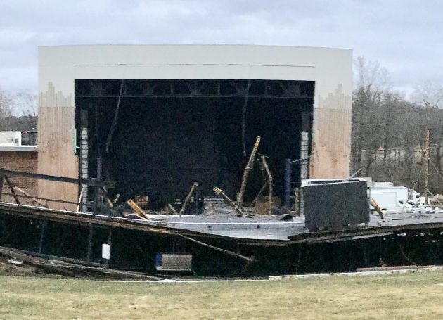 Merriweather Post Pavilion Roof Collapses