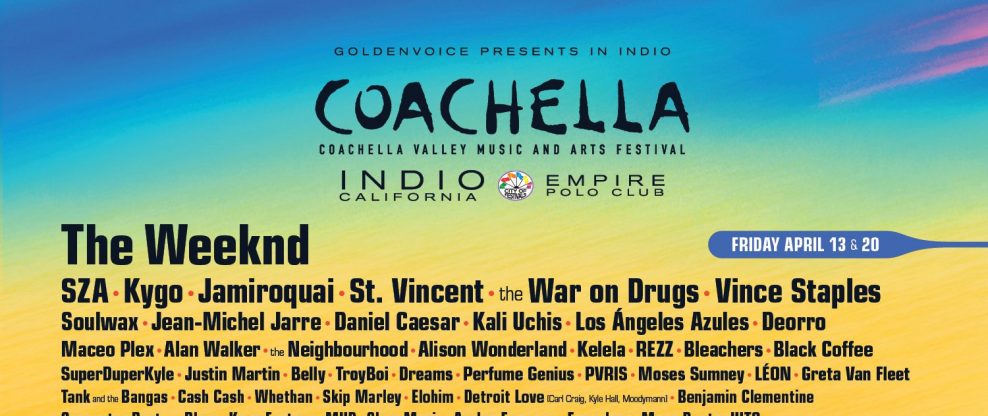 Coachella Announces 2018 Lineup