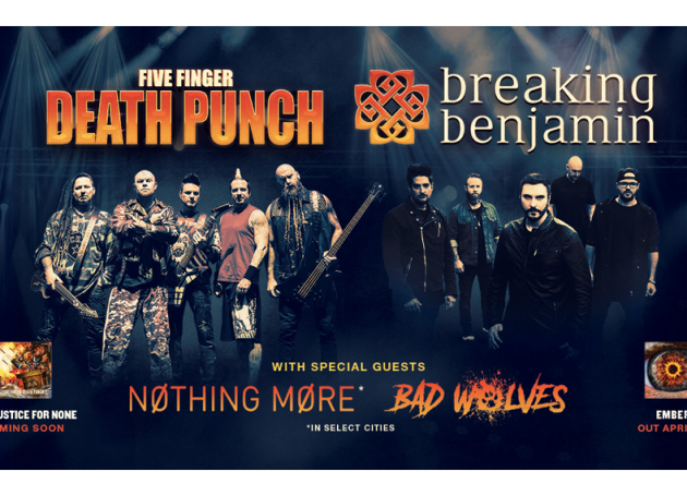 Five Finger Death Punch, Breaking Benjamin Announce Co-Headlining Tour