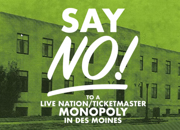 Live Nation Wants Des Moines Venues, Sees Pushback