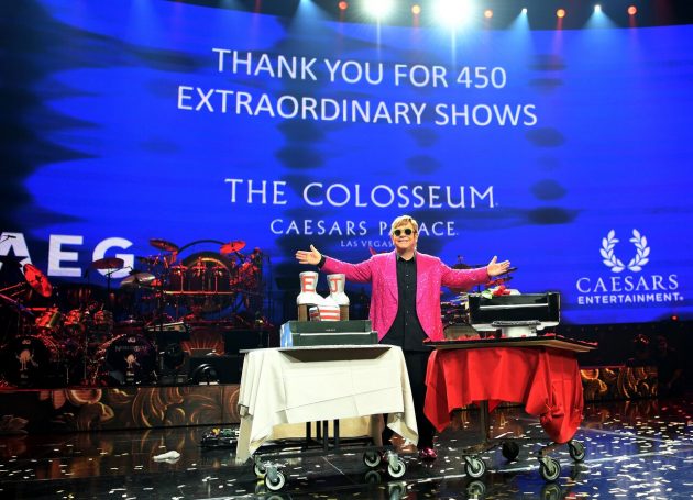 Elton John Takes Final Bow At Caesar's Palace As 'The Million Dollar Piano' Residency Comes To A Close