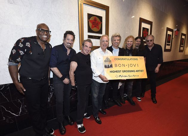 Tom Cantone Honors Bon Jovi As The Highest Grossing Band In Mohegan Sun's History