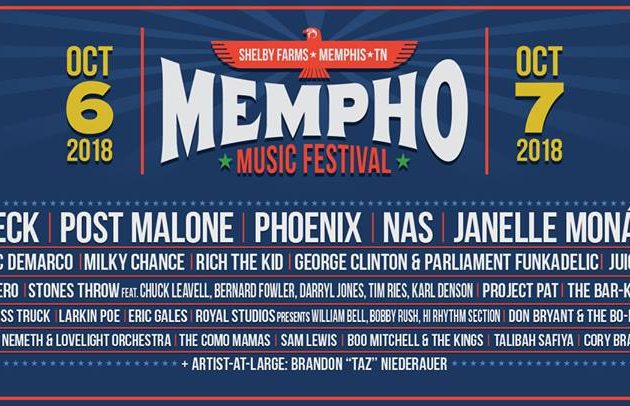 Mempho Music Festival Announces 2018 Lineup