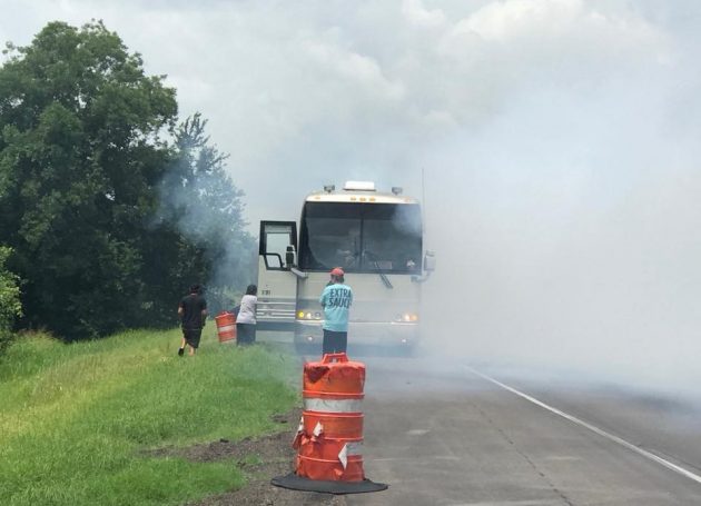 Shenandoah's Tour Bus Catches Fire