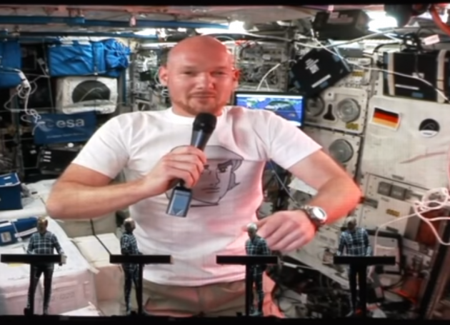Kraftwerk Plays Song, Live, With Astronaut In Space (Video)
