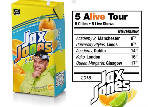 Jax Jones Announces '5 Alive' UK & Ireland Tour