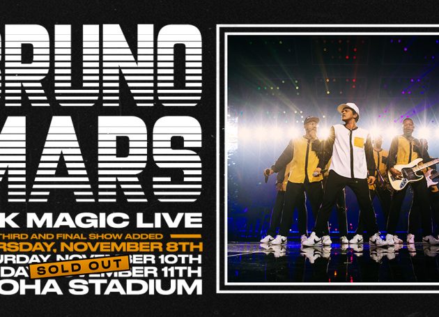 Bruno Mars Adds Historic 3rd Hawaii Show Following 2 Sold-Out Dates At Aloha Stadium