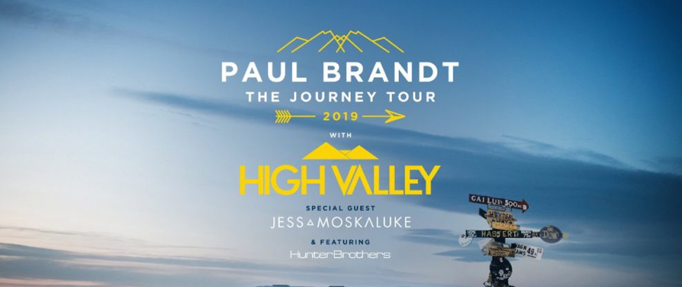 Paul Brandt + High Valley Announce The Journey Tour 2019