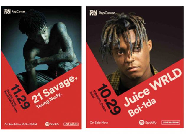 Spotify & Live Nation Urban Announce New Dates For RapCaviar Series in Toronto, ON & Dallas, TX