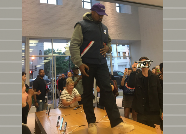 Kanye At The White House? Try An Apple Store
