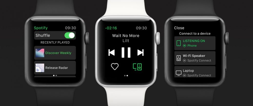 Spotify Launches App For Apple Watch