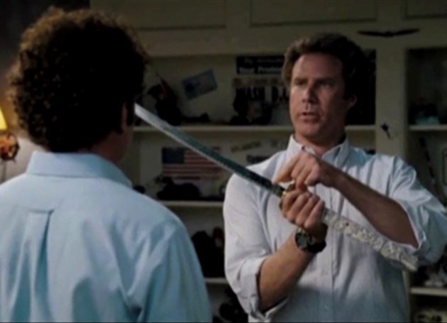 'American Idol' Judge Randy Jackson Signs 'Step Brothers' Samurai Sword, Makes Fantasy A Reality