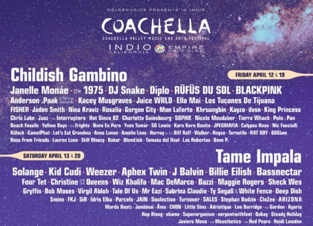 Coachella Lineup