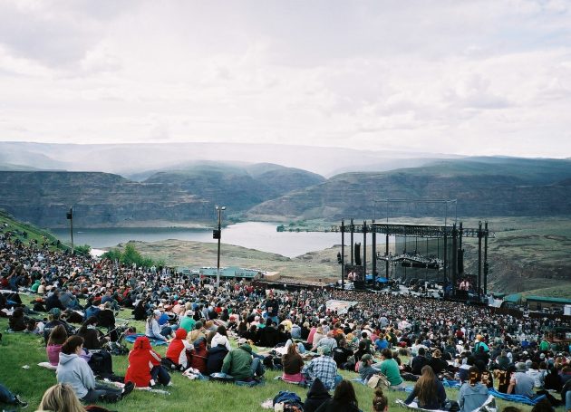 Pyrotechnics Spark A Fire During Odesza's Concert At The Gorge