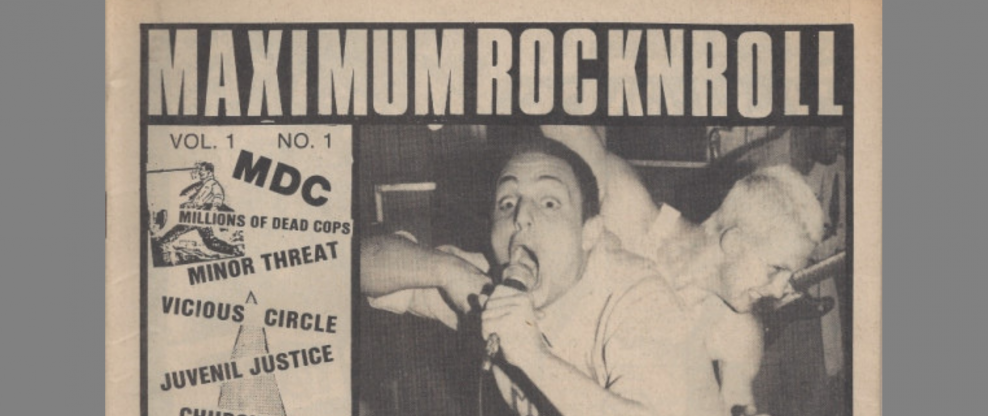 Maximum Rocknroll Will End Print Publication After 36 Years