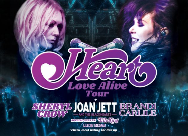 Heart Announce “Love Alive” Tour with Joan Jett & The Blackhearts, Sheryl Crow, Brandi Carlile + Elle King & Lucie Silvas