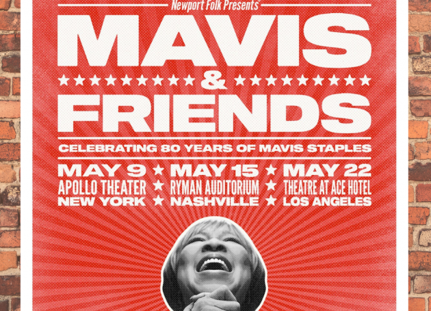 Mavis Staples & Friends To Play Three Shows