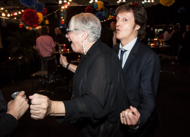 McCartney, Elton Pay Homage To Shelley Lazar