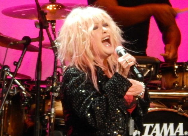 Cyndi Lauper Stung By Bee On Stage, Pulls Out Stinger & Continues Performing