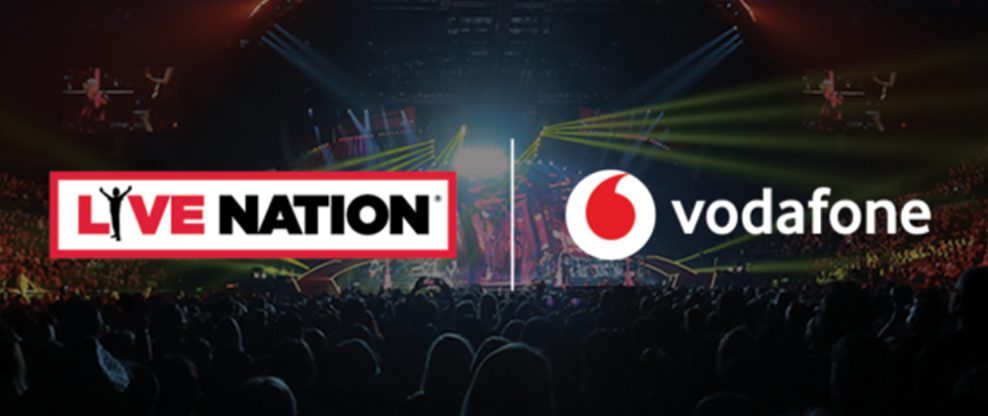 Live Nation And Vodafone Announce Exclusive Long-Term Partnership