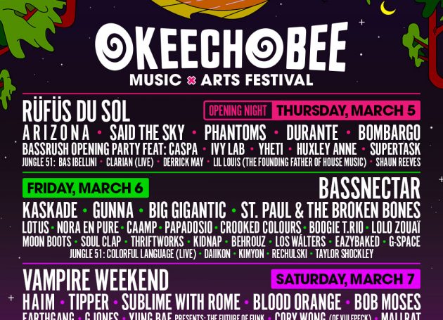 Florida's Okeechobee Music and Arts Festival Announces 2020 Lineup