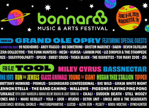 Bonnaroo Announces 2020 Lineup