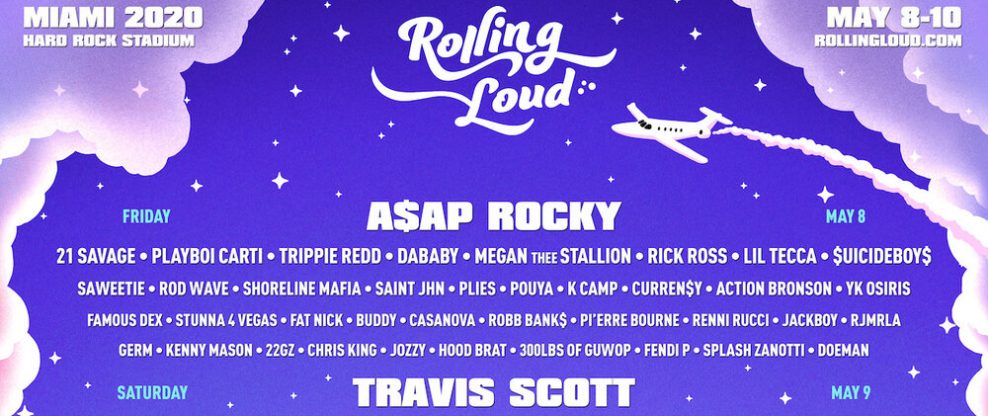 Rolling Loud Miami Announces Stacked 2020 Lineup Ft. Post Malone, Travis Scott, A$AP Rocky, 21 Savage & More