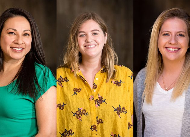 Gloria Chavez, Hannah Kellis, and Danielle Bardier