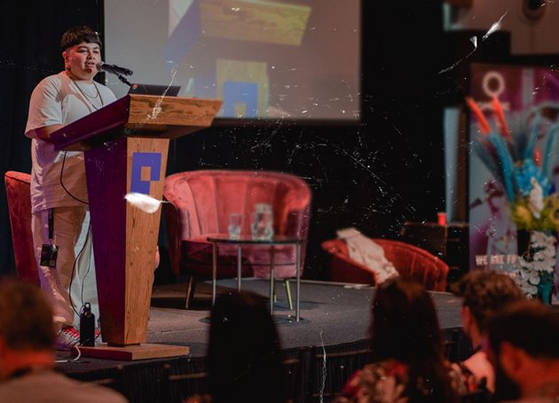 Keynote speaker Mo'Ju at BIGSOUND in 2019