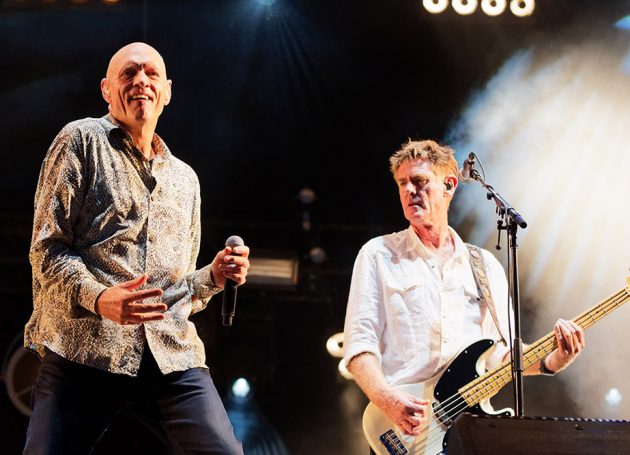Peter Garrett and Bones Hillman