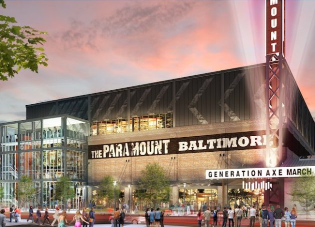 New Music and Entertainment Venue The Paramount Baltimore Under Construction