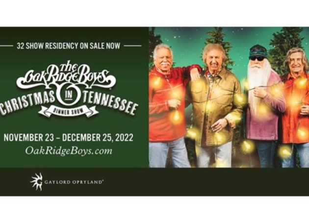 Country Legends The Oak Ridge Boys Announce 'Christmas in Tennessee' at Opryland Resort