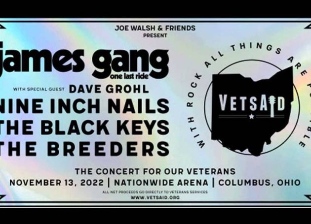 Joe Walsh Announces Initial Lineup for VetsAid 2022 With Nine Inch Nails, The Black Keys, Special Guest Dave Grohl, And More