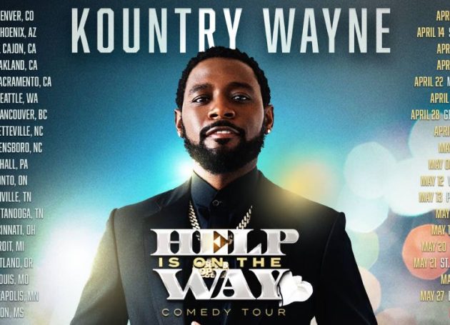 Kountry Wayne Announces Help Is On The Way Comedy Tour For 2023