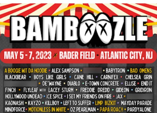 Bamboozle Fest Is On Since Last Fest in 2012 - Announces 2023 Lineup With blackbear, The Driver Era, Limp Bizkit, Trippie Redd, & More