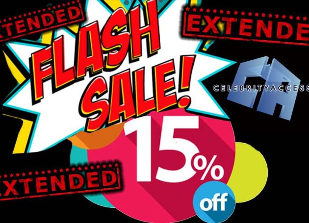 SALE EXTENDED! - Get 15% Off Of Your CelebrityAccess Subscription Price With Our March Flash Sale