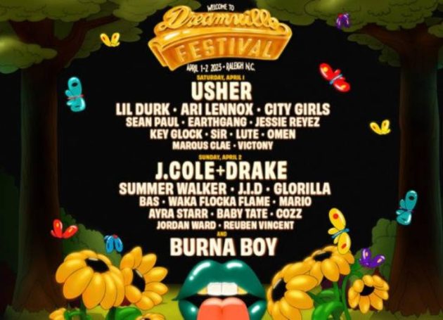 Dreamville Festival Announces J. Cole Featuring Drake and Usher as Headliners