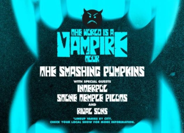 The Smashing Pumpkins Announce North American 'The World is a Vampire' Tour With Interpol, Stone Temple Pilots, & Rival Sons