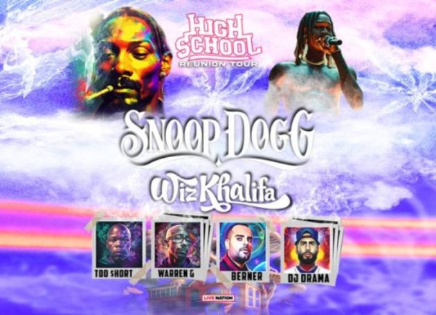 Snoop Dogg & Wiz Khalifa Announce The 'High School Reunion Tour' With Warren G, Berner, & Too $hort