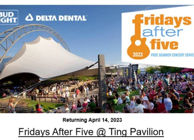 Fridays After Five Returns For 35th Anniversary at Charlottesville's Ting Pavilion