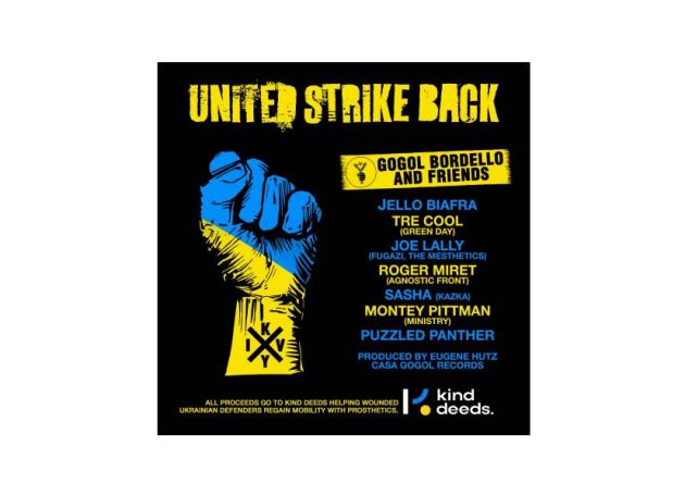 Gogol Bordello Release "United Strike Back" Charity Song for Ukraine Featuring Tre Cool, Jello Biafra and More