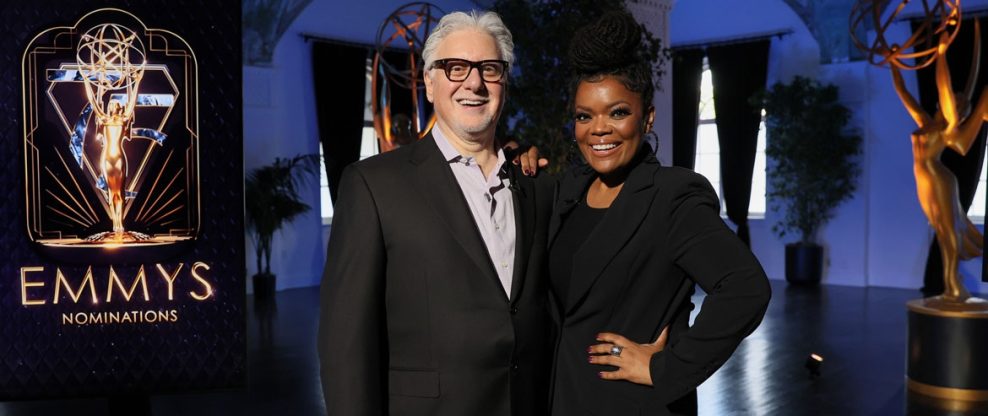 Frank Scherma and Yvette Nicole Brown