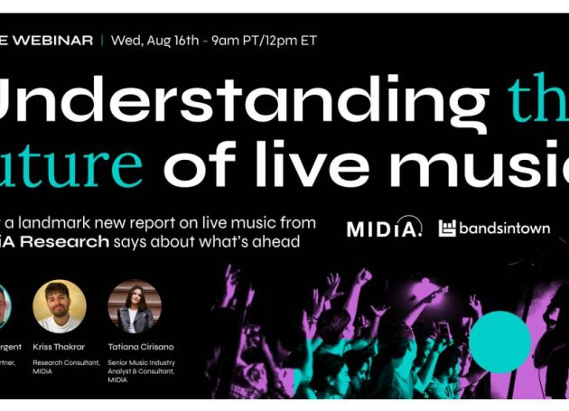 FREE WEBINAR: 'Understanding The Future Of Live Music' This Wednesday