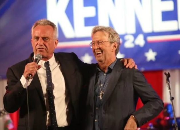 Eric Clapton Helps Raise $2.2M for Anti-Vax Democratic Candidate Robert F. Kennedy, Jr.