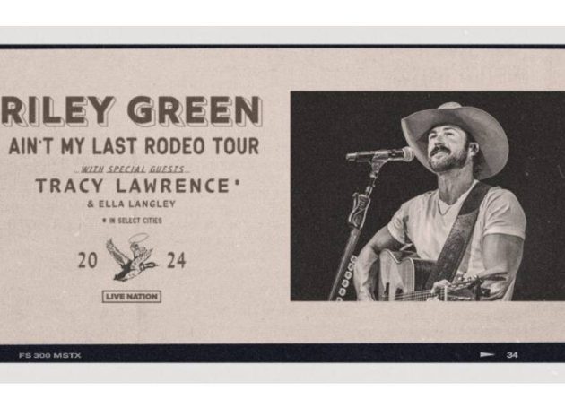 Riley Green Announces 2024 'Ain't My Last Rodeo Tour' With Special Guest Tracy Lawrence