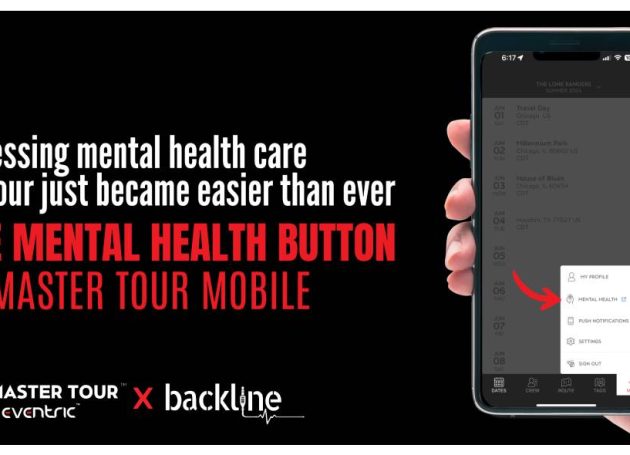 Backline Announce Eventric / Master Tour App Partnership For Music Industry Mental Health Support