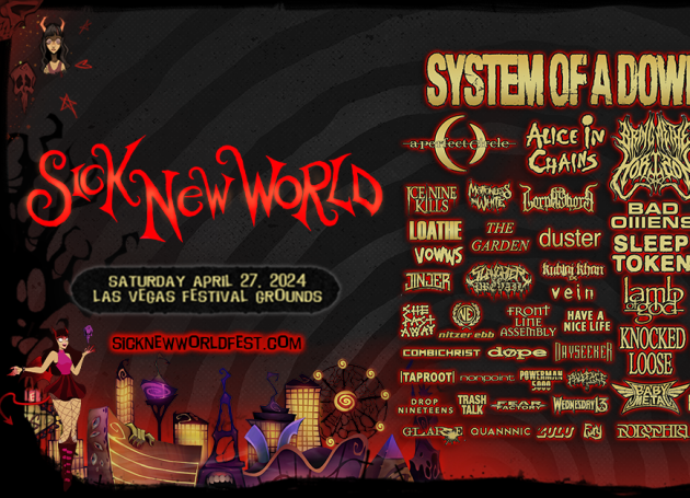 System Of A Down And Slipknot Lead The Lineup For Sick New World 2024