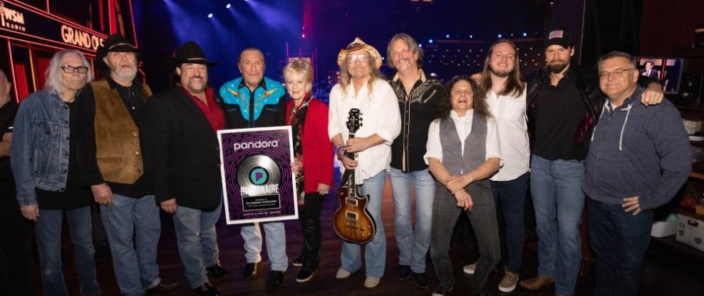 The Marshall Tucker Band Awarded Pandora Billionaires Plaque