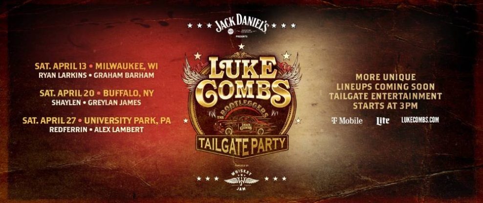 Luke Combs' "Bootleggers Tailgate Party" Returns As Part Of Stadium Tour